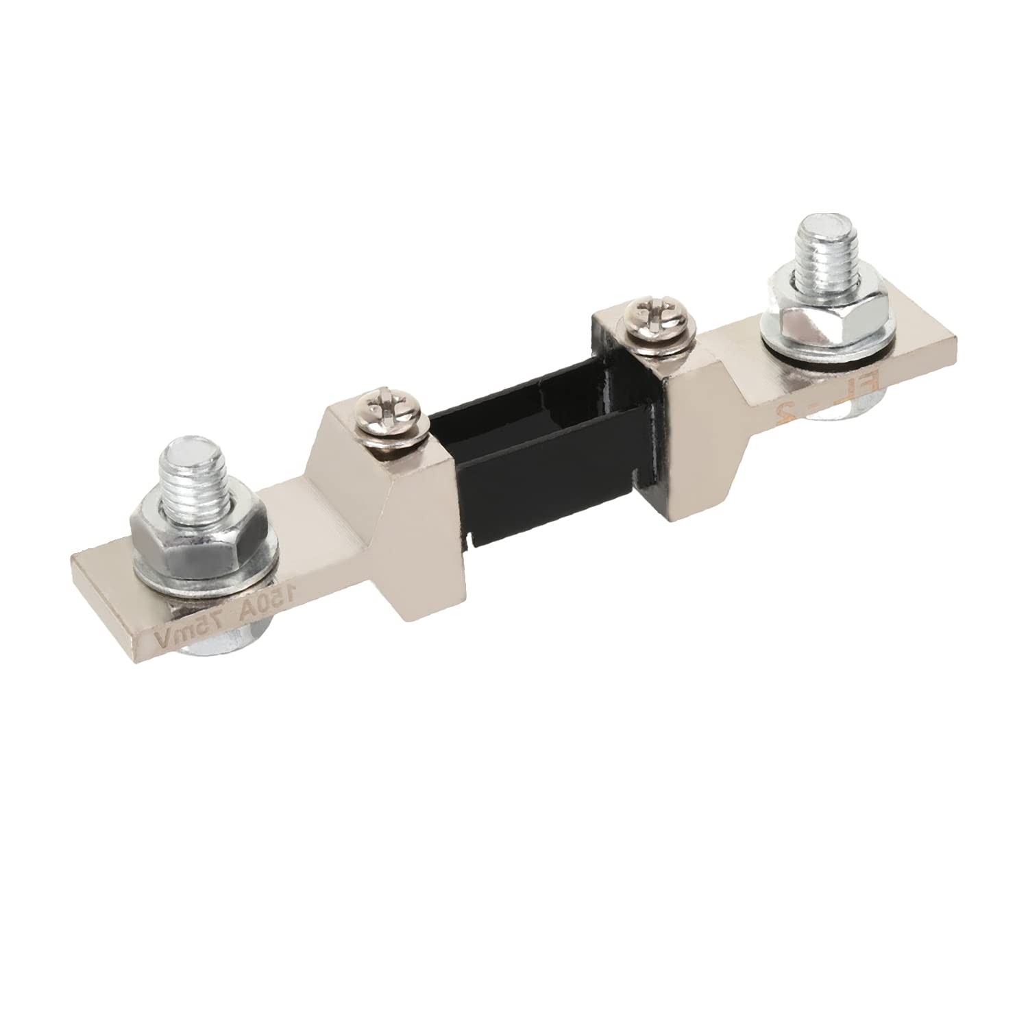 Fielect 150A 75mV DC Current Meter Shunt Resistor Resistance for DC Ammeter Shunt FL-2