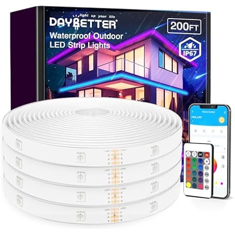 DAYBETTER 200ft Waterproof LED Strip Lights Cover