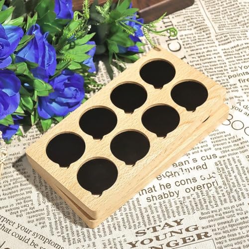Caja de Madera para Monedas con 8 Huecos miniatura 6