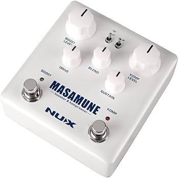 ※MNUX MASAMUNE ギターエフェクター Amazon.com: NUX Masamune Guitar Analog Compressor and