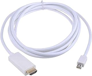 محول كيبل ثاندربولت ميني ديسبلاي بورت الى اتش دي ام اي بطول 10 قدم لجهاز ماك بوك برو اير عدد المنافذ: 2 متعدد الألوان