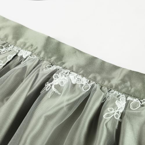 Oktoberfest Outfits Women 3 Pcs Bavarian Dirndl Dress Olive Green XL by Scarlet Darkness - Used condition - Image 2