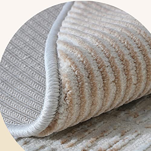 Tapis rond nordique grande surface pour éviter les rayures de chaise de bureau - 7