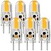 Produktbild MENGS 6 Stück GY6.35 COB LED Lampe 3W AC/DC 12V Warmweiß 3000K Mit Silikon Mantel