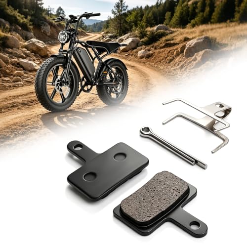 YIBEICO Front/Rear E-Bike Brake Pads, Semi-Metalic Bike Pad for TST R002 Electric Bike, Accessories for TST