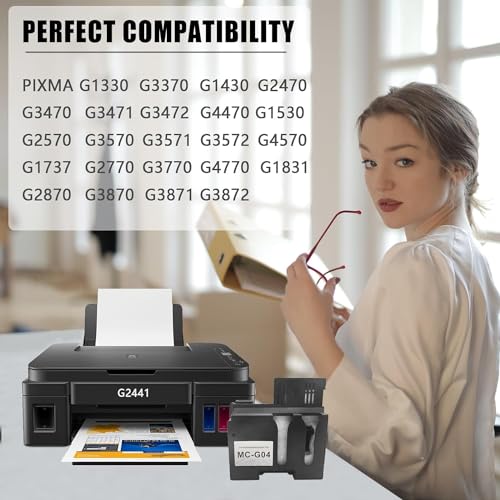 Image of MC-G04 Maintenance Box Waste Ink Collection Tank Compatible with Canon PIXMA G1330 G3370 G1430 G2470 G3470 G3471 G3472 G4470 Printer (MC-G04 Maintenance Box)