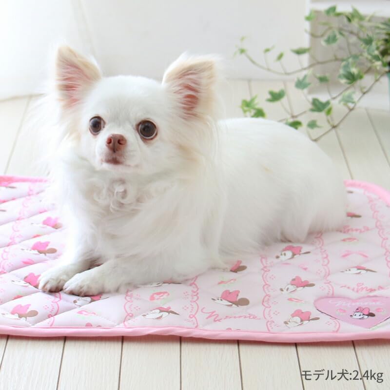 新品ミニーマウス 犬 クールペットハート柄 クール 小型犬 ペットパラダイス Disney ミニーマウス 犬 ブランケット 夏用 クール ハート柄