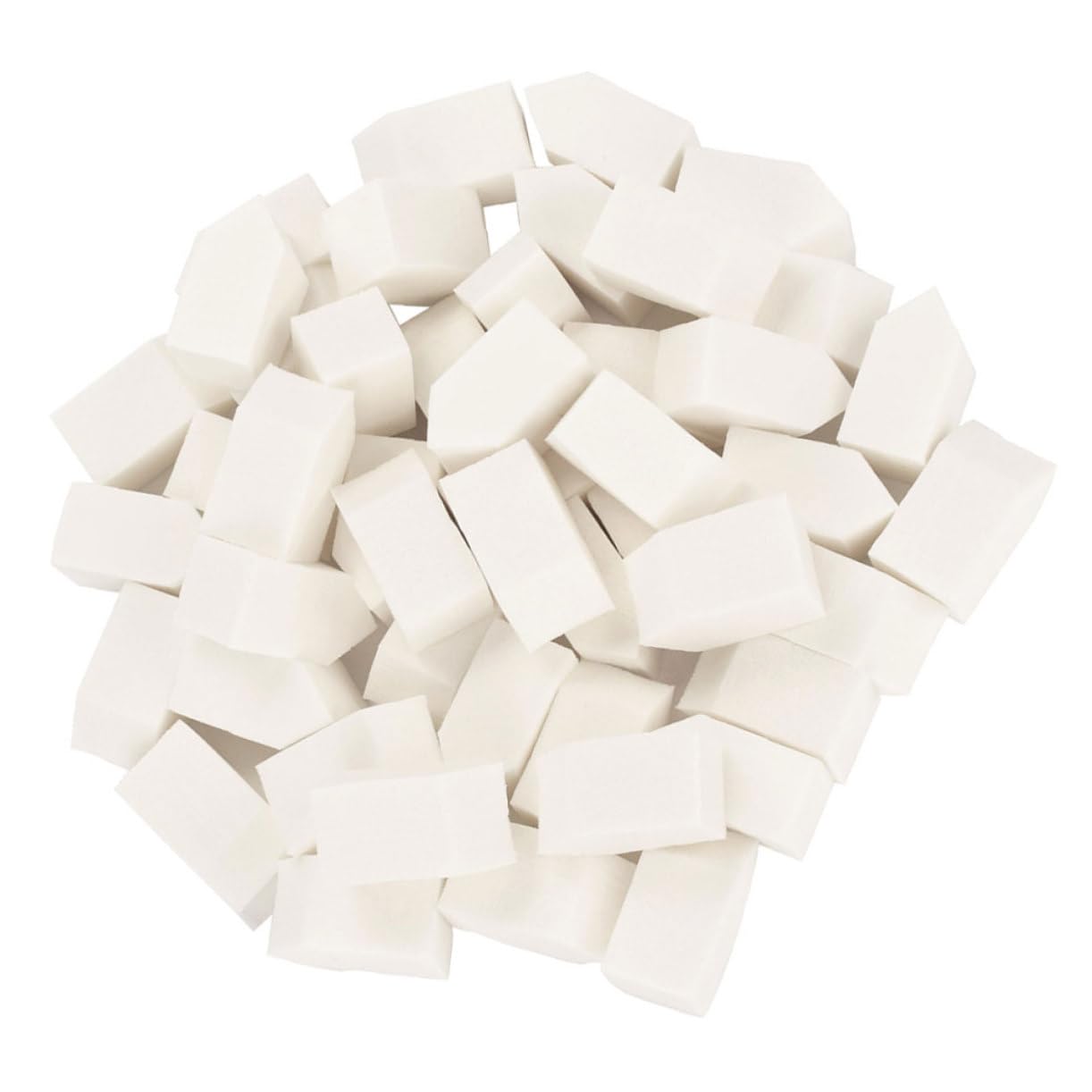 BESTYASH 100pcs Small Blending Makeup Loose Powder Applicators for Smooth Comfortable Makeup Application for Cosmetics Routine Minimalist Design Soft