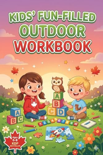 Image of All-in-One Learning Workbook for Kids (Ages 6–8): Numbers • Phonics • Writing Practice • Puzzles & Fun Activities