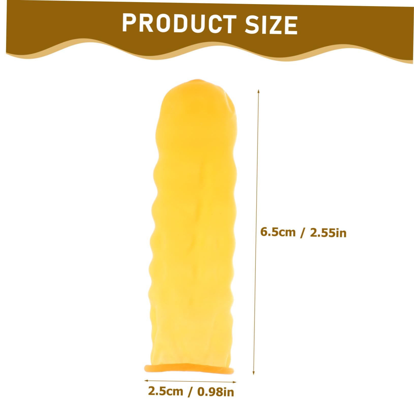 Gadpiparty Latex Finger Protectors 100pcs Pain Relief Covers Finger Joint Sleeves Use