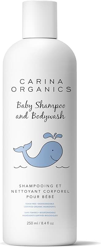 Bain moussant bio pour bébé - Carina Organics