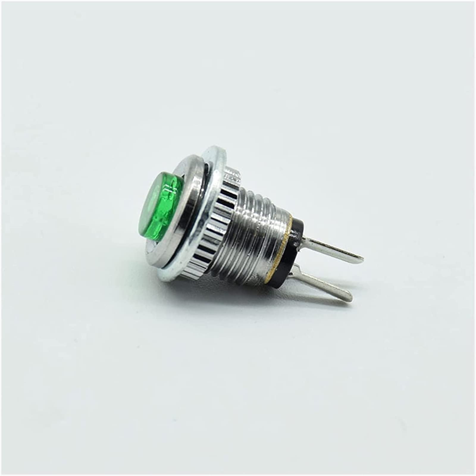 Bouton interrupteur rond DS-101 vert 8 mm pour mini circuits DIY