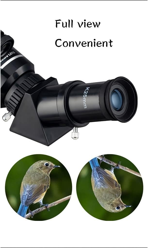 LSLYTQ Spacmirrors Astronomical Telescope, 400/70mm Blue Refractor Telescope for Adults,Astronomy Beginners,Good Partner to View Landscape and Planet,Perfect for Educational and Gift