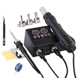 8898 Soldering Station 2 in 1 Solder Iron Hot air Heat Gun Rework Repair Tools