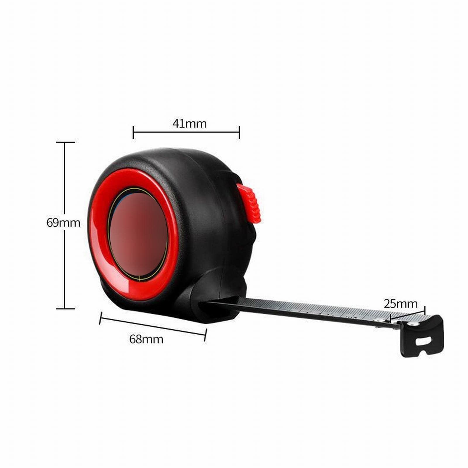 JINGYAN Mètres à ruban New Drop-resistant Tape Measure, Accurate Measurement Ruler, Measuring Tool Mstainless Steel