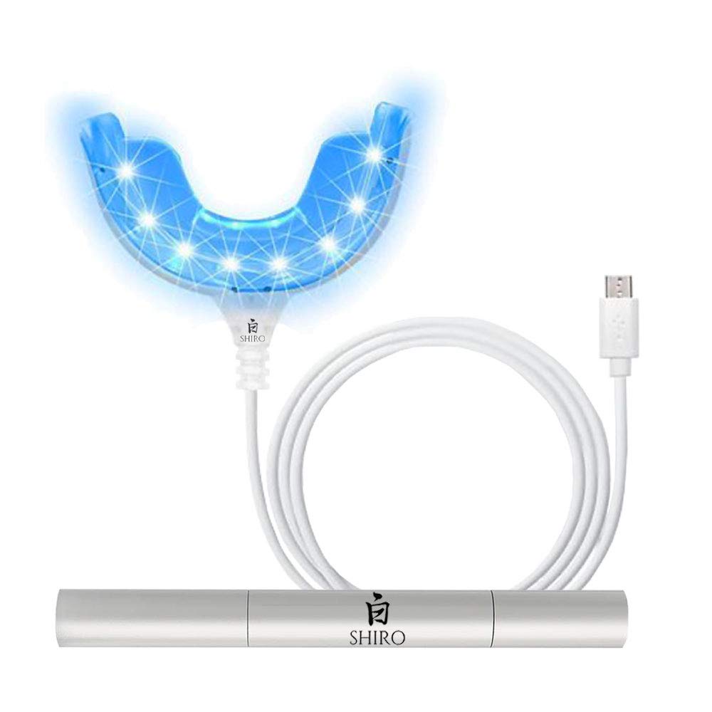 LED Teeth Whitening Kit, 35% Carbamide Peroxide Gel 3 pk, Blue Light LED Mouthpiece, Teeth Whitening for Sensitive Teeth, Whiter Teeth in 16 minutes
