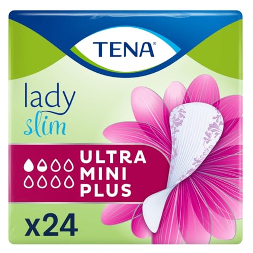 Image of TENA Discreet Ultra Mini Plus Incontinence Liner | 3X Protection | 1 Pack of 24