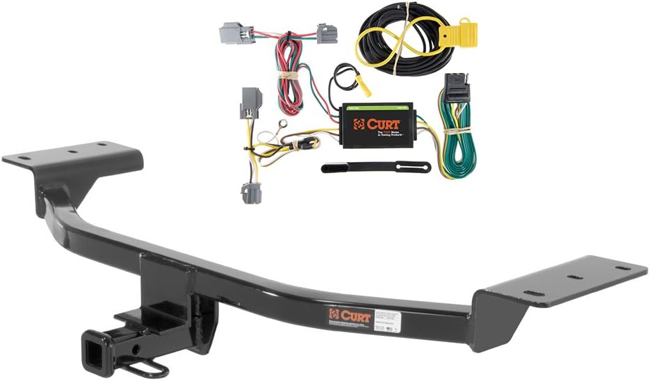 Curt 11158 56138 Trailer Hitch Bundle with Wiring for 2012-2016 Ford Focus