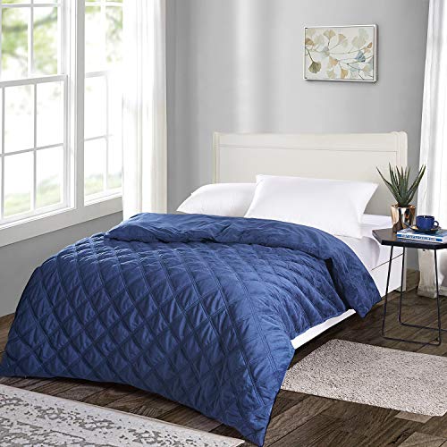 JOLLYVOGUE Weighted Blanket Duvet Cover 60x80Inches, Cozy Soft Removable Minky Dot Cover Machine