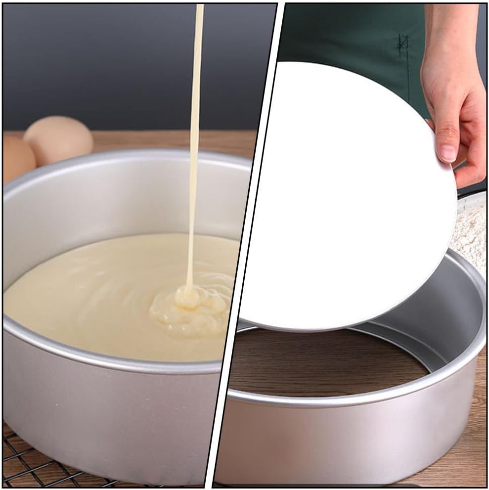 2pcs Cake tin 6 Inches Food Cake Pan with Removable Loose Bottom Non Stick Chiffon Tube Pan for Oven and Baking Spring springform pan/37258