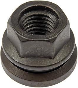 Dorman 611-196 Wheel Nut M14-2.0 Flanged Flat Face - 21mm Hex, 22.6mm Length Compatible with Select Ford / Lincoln Models, 10 Pack
