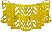 Amazon Basics Expandable Mobile Barricade Fence System, Yellow