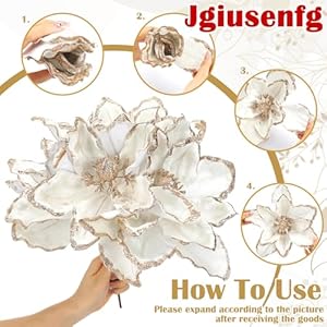 8pcs12largechristmasflowermagnoliaflowerschristmastreedecorationartificialpoinsettiastemsvelvetxmasornamentsforxmastreetabledecorwhite Urban Country Home Decor 8 pcs 12 large christmas flower magnolia flowers christmas tree decoration artificial poinsettia stems velvet xmas ornaments for xmas tree table decorwhite urban country home decor