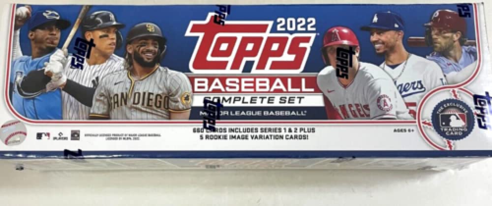 5個セット激レア【限定商品】TOPPS　公式カードスタンド　ホワイ Amazon.com: 2022 Topps Baseball Factory Hobby Set (660 Cards: 5