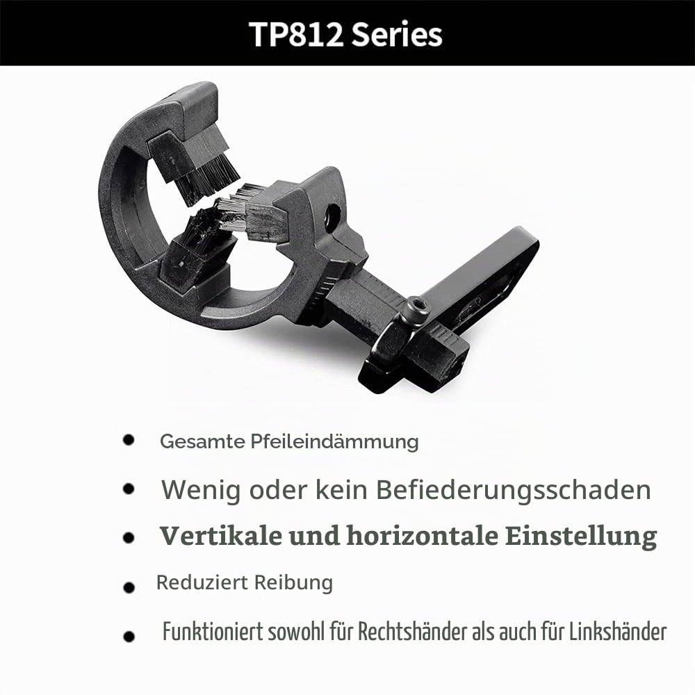 Bogenschießen Compoundbogen Zubehör Set 5 Pin Bogenvisier Pfeilauflage Bogenstabilisator Peep Sight Bogenschlinge für Compoundbogen Outdoor Jagdtraining