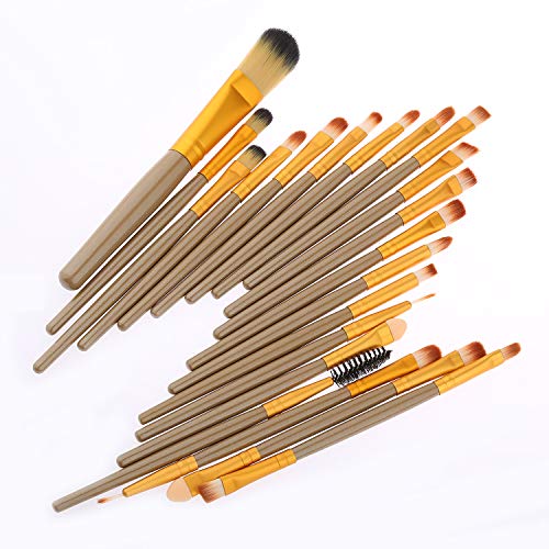 image for AQwzh 20PCS Make Up Brush Sets, Foundation Eyebrow Eyeliner Blush Cosm