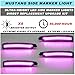 ULTRALTH Smoke LED Side Marker Light Kit for 2024-2025 Ford Mustang (EcoBoost/GT/Dark Horse)- Dynamic Sequential Turn Signals | Pink/Purple Front & Rear | Plug & Play 4-Piece Direct Fit (Pink STYLE)