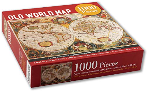 Old World Map 1,000 Piece Jigsaw Puzzle