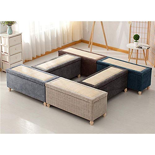 Boîte de rangement et banc d'entrée bleu pour ranger vos chaussures facilement - 4