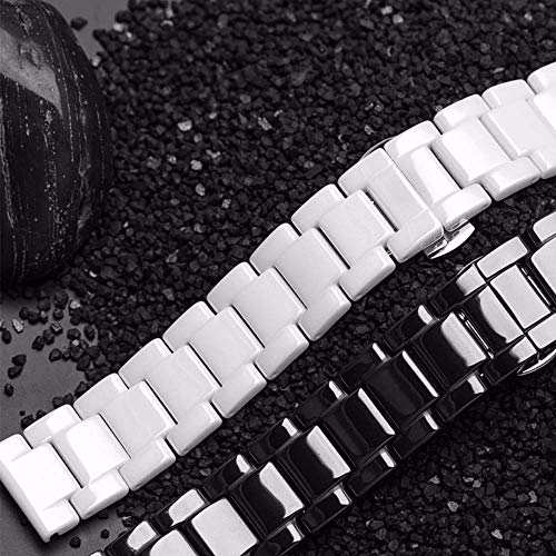 Aottom Compatible For Apple Watch Band 38Mm 40Mm 41Mm Ceramic Iwatch Band Women Men Stainless Steel Metal Butterfly Buckle Sport Wristband Replacement Band For Apple Watch Series 8 7 6 5 4 3 2 1, Se -White #TOP7