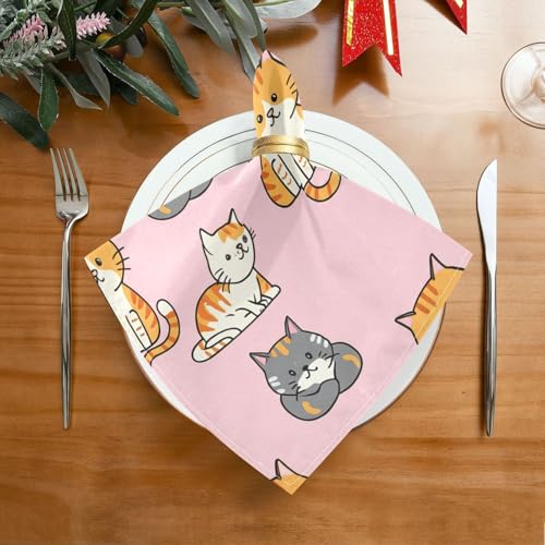 Servilletas de tela YETTASBIN set 4 50.5 x 50.5 cm miniatura 2
