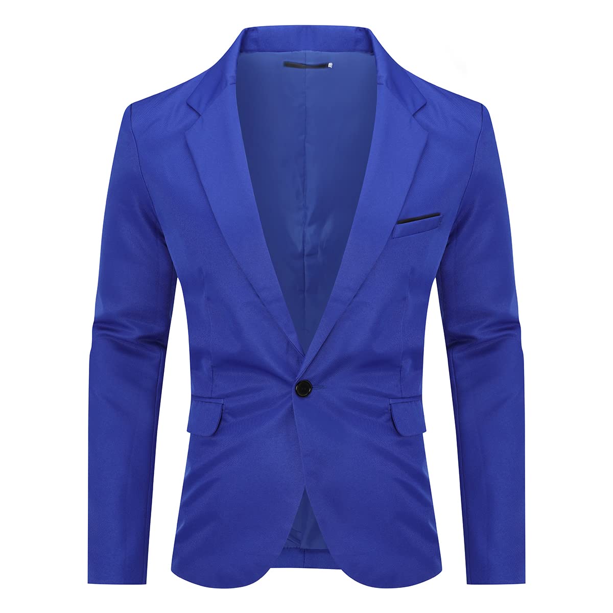 YOUTHUP Blazer per Uomo Giacca da Abito Slim Fit Monopetto Leggero 1 Botton Elegante Vestito Giacche