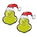 Set of 2 Dr Seuss How The Grinch Stole Christmas Cartoon 29" Foil Holiday Balloons