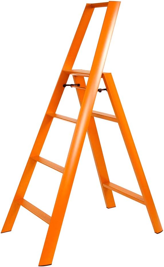 Hasegawa Ladders Lucano Step Ladder, Orange