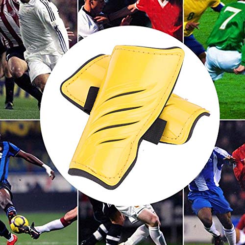 Junluck Caneleiras leves, caneleiras respiráveis, 14 x 7 x 3,18 cm para jogadores de futebol, proteg