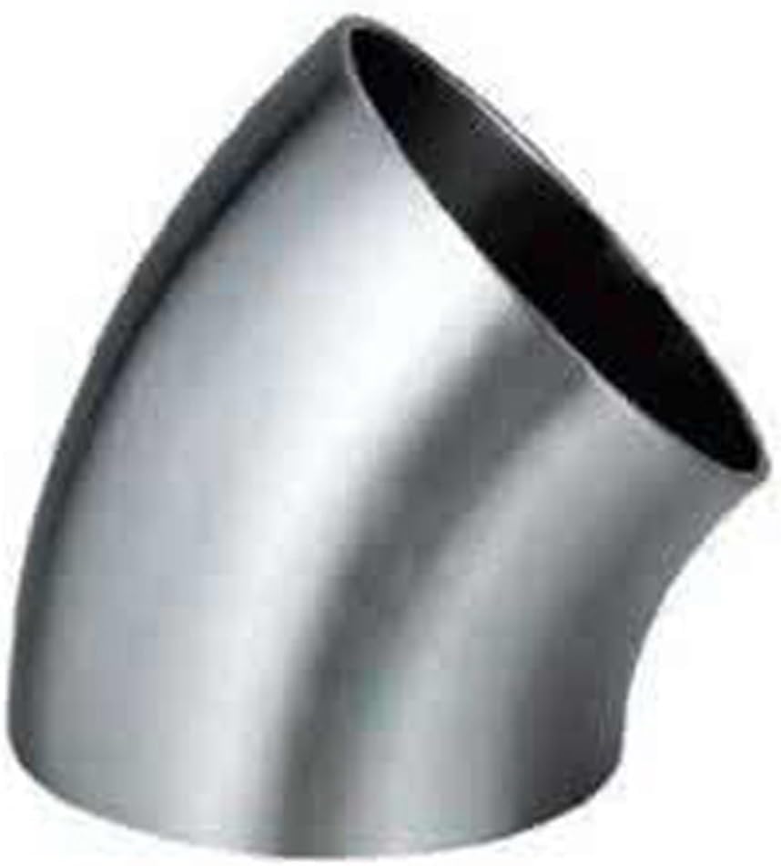 Stainless Steel Elbow 108mm 4.25 Inch Pipe OD SUS 304 Stainless Steel Sanitary Butt Welding 45 Degree Elbow Fitting