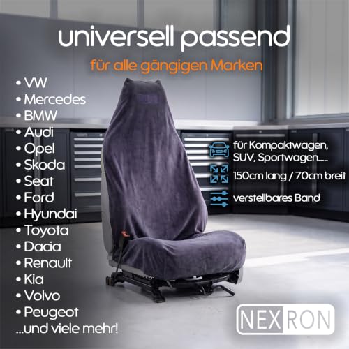 NEXRON Autositzschoner vorne – Premium Sitzbezug & Schonbezug fürs Auto – Ansicht 5