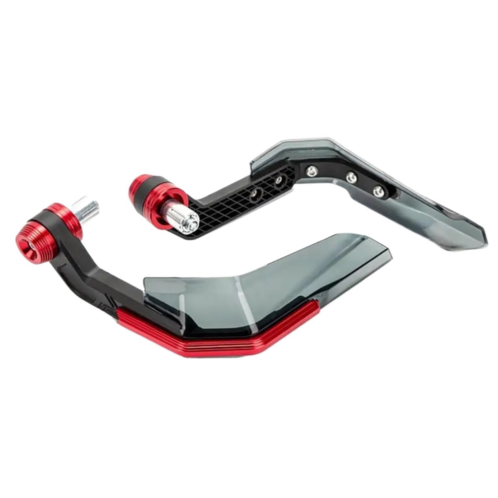 Protector de Manos para Moto Equipo de protección a Prueba Viento, Protector Mano para Motocicleta, Mango para Scooter Motocross(Red)