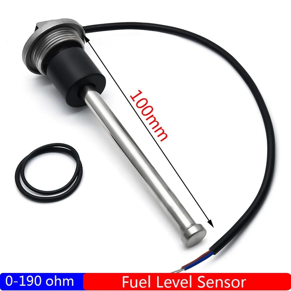 Sensor de nivel de combustible para coche marino, medidor de tanque de nivel de combustible de 0 a 190 ohmios, Sensor de nivel de combustible(100mm)