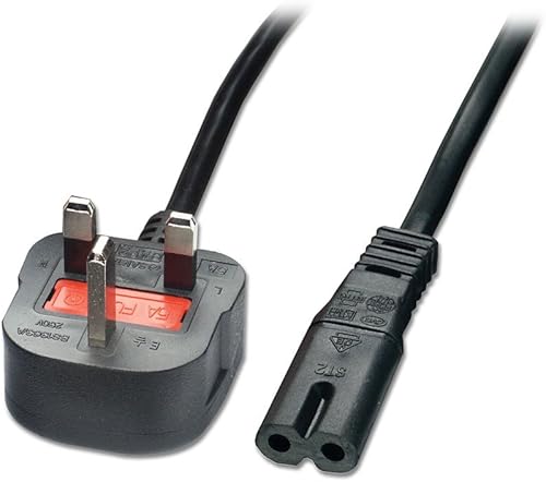 LINDY 30059 Netzkabel 2m UK-Stecker mit Anschluss schwarz LINDY 30059 Netzkabel 2m UK-Stecker mit Anschluss schwarz