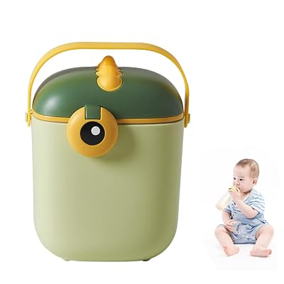 SNOWIE SOFT 550Ml Baby Formula Dispenser with Scoop&Leveller,Foodgrade Pp Double Layer Anti-Leak Milk Powder Dispenser C