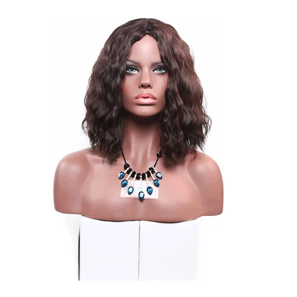 parrucca realistica Parrucca Riccia Corta Da Donna Classica Parrucca Riccia Lunga Ondulata Parrucca Alla Moda Carina Per La Festa Di Tutti I Giorni Parrucca Funky Da 16 "/ 40 Cm eleganza naturale