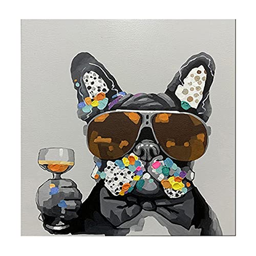 Affiche Chien Graffiti KEBIA pour un salon moderne et drôle