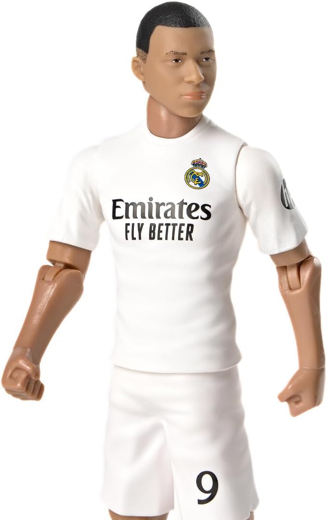 Banbo Toys Real Madrid CF Kylian Mbappe 8" Collectible Soccer Action Figure - Image 5