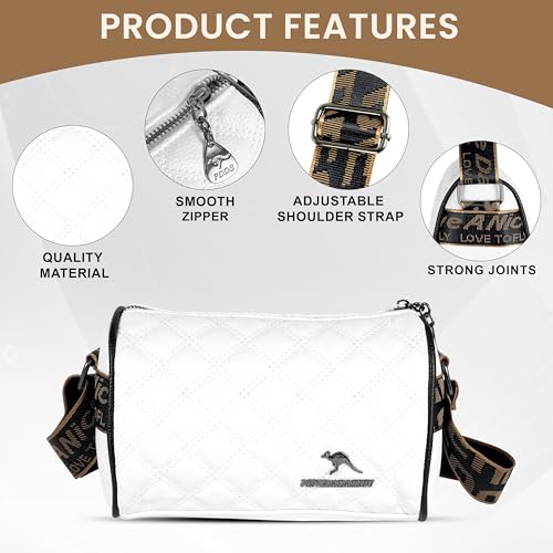 Image of Storite Women's Crossbody Sling Bag | Faux Leather | Zipper Closure | Adjustable Strap