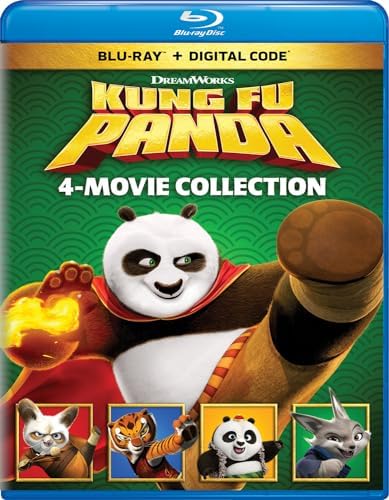 Kung Fu Panda: 4-Movie Collection (Blu-ray + Digital HD)